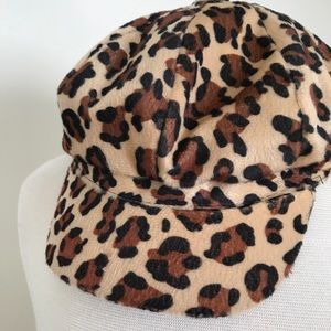 Leopard Baker Boy Hat